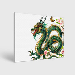 Картина прямоугольная Японский дракон - ирезуми искусство