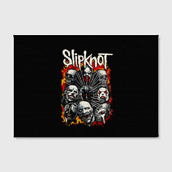 Холст прямоугольный Slipknot метал-группа, цвет: 3D-принт — фото 2