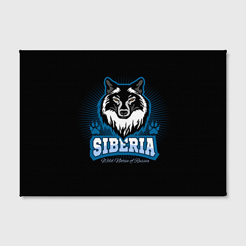 Картина прямоугольная Сибирь - волк / 3D-принт – фото 2