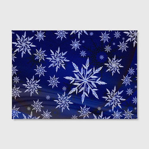 Картина прямоугольная Зима и снежинки / 3D-принт – фото 2