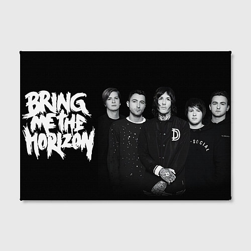 Картина прямоугольная Bring Me the Horizon - rock / 3D-принт – фото 2