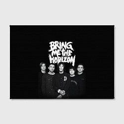 Холст прямоугольный Bring me the horizon - group, цвет: 3D-принт — фото 2