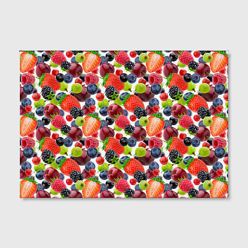 Картина прямоугольная Разные ягоды / 3D-принт – фото 2