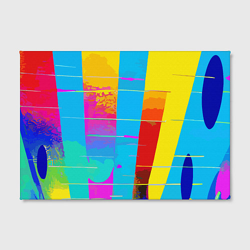 Картина прямоугольная Цветная абстракция - поп арт / 3D-принт – фото 2