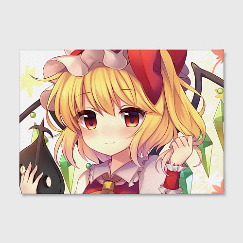 Картина прямоугольная Touhou Project Flandre cute smile / 3D-принт – фото 2