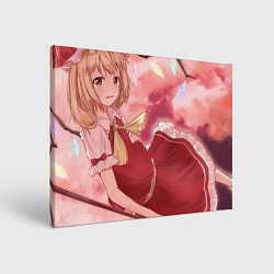 Холст прямоугольный Touhou Project Flandre cry, цвет: 3D-принт