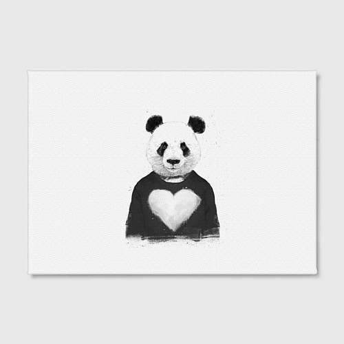 Картина прямоугольная Love panda / 3D-принт – фото 2