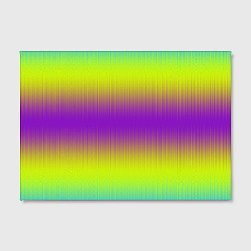 Картина прямоугольная Неоновые салатовые и фиолетовые полосы / 3D-принт – фото 2