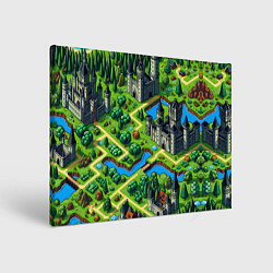 Картина прямоугольная Heroes of Might and Magic - pixel map