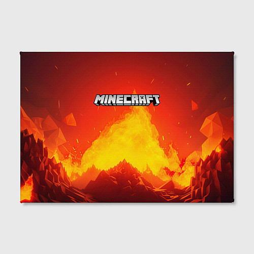 Картина прямоугольная Мир minecraft / 3D-принт – фото 2