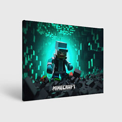 Холст прямоугольный Minecraft квадратный персонаж, цвет: 3D-принт