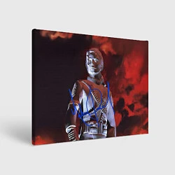 Холст прямоугольный Статуя Макла Джексона с автографом - альбом Histor, цвет: 3D-принт