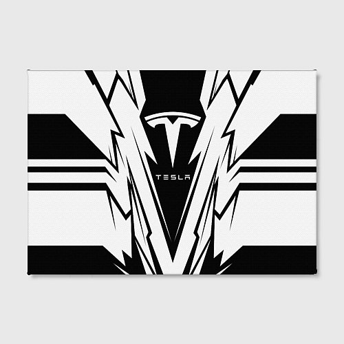 Картина прямоугольная Tesla - black and white / 3D-принт – фото 2
