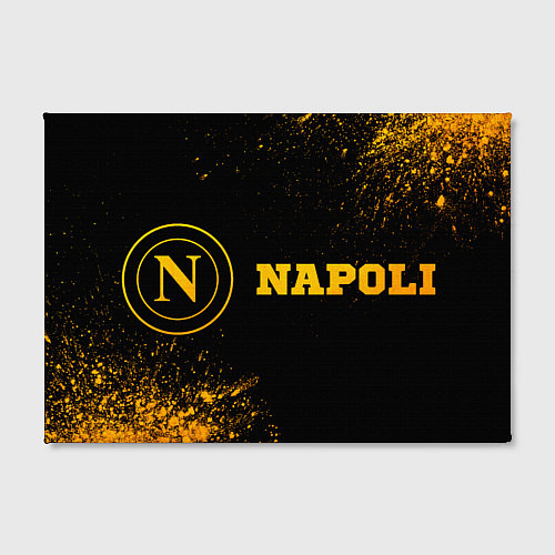 Картина прямоугольная Napoli - gold gradient по-горизонтали / 3D-принт – фото 2