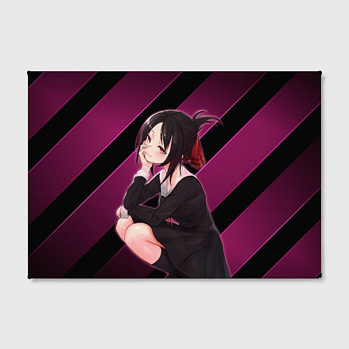 Картина прямоугольная Кагуя из Kaguya sama wa Kokurasetai / 3D-принт – фото 2