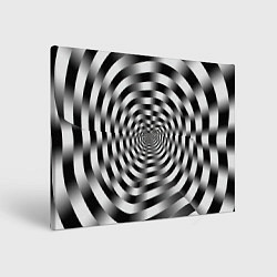 Картина прямоугольная Оптическая иллюзия спиральное заклинание