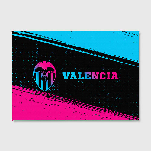 Картина прямоугольная Valencia - neon gradient по-горизонтали / 3D-принт – фото 2