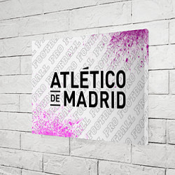 Холст прямоугольный Atletico Madrid pro football по-горизонтали, цвет: 3D-принт — фото 2