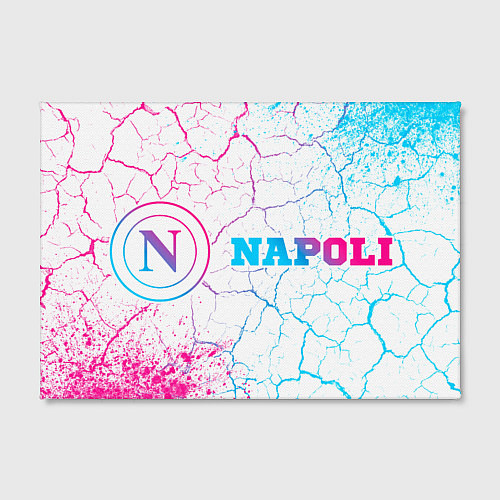 Картина прямоугольная Napoli neon gradient style по-горизонтали / 3D-принт – фото 2