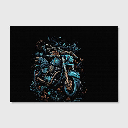 Картина прямоугольная Ретро абстрактный мотоцикл / 3D-принт – фото 2