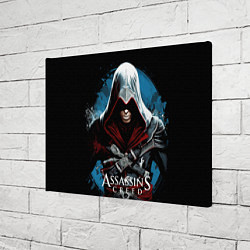 Холст прямоугольный Assassins creed темный синий фон, цвет: 3D-принт — фото 2
