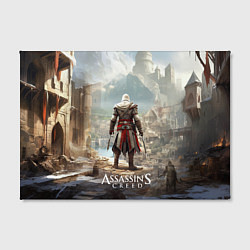 Холст прямоугольный Assassins creed старинный город, цвет: 3D-принт — фото 2