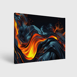 Холст прямоугольный Волнистая темная материя, цвет: 3D-принт