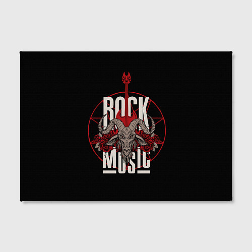 Картина прямоугольная Рок музыка - тяжёлый рок / 3D-принт – фото 2