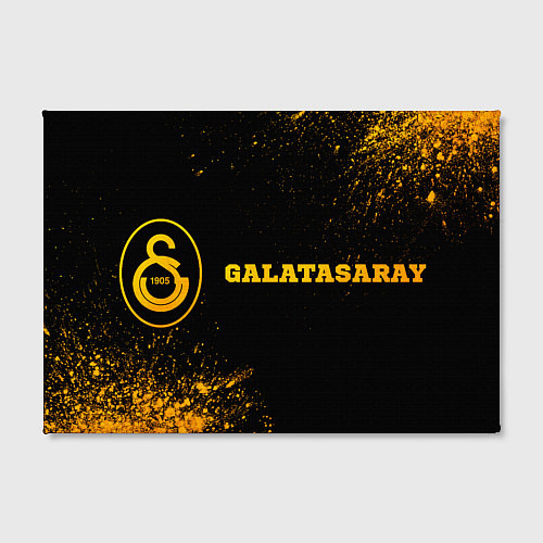 Картина прямоугольная Galatasaray - gold gradient по-горизонтали / 3D-принт – фото 2