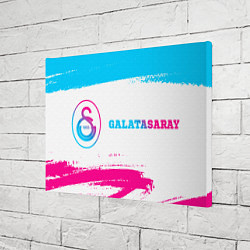 Холст прямоугольный Galatasaray neon gradient style по-горизонтали, цвет: 3D-принт — фото 2