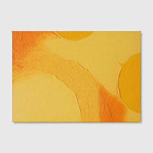 Картина прямоугольная Желтая краска / 3D-принт – фото 2