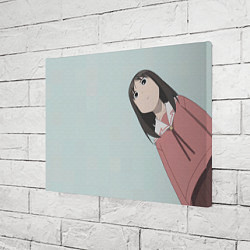 Холст прямоугольный Azumanga Daioh Аюму Касуга, цвет: 3D-принт — фото 2