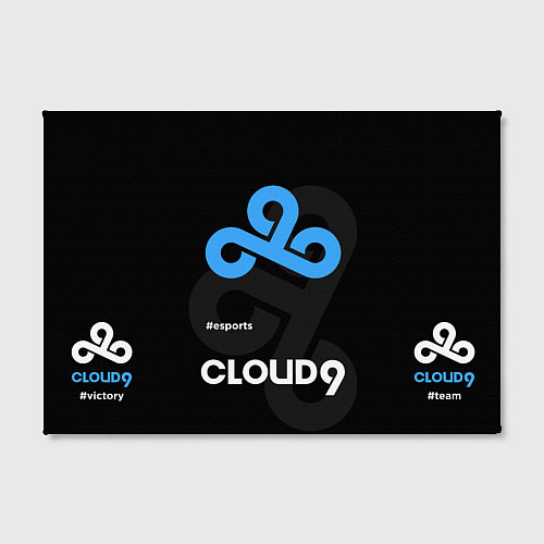 Картина прямоугольная Cloud9 - esports / 3D-принт – фото 2