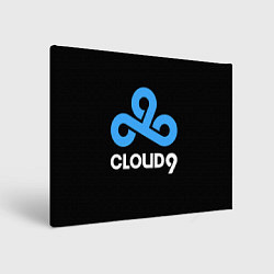 Картина прямоугольная Cloud9 - esports logo