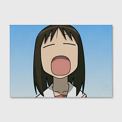 Холст прямоугольный Azumanga Daioh Аюму Касуга зевает, цвет: 3D-принт — фото 2