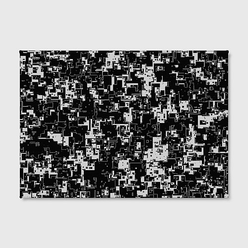 Картина прямоугольная Геометрия черно-белая / 3D-принт – фото 2