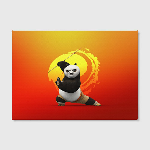 Картина прямоугольная Мастер По - Кунг-фу панда / 3D-принт – фото 2