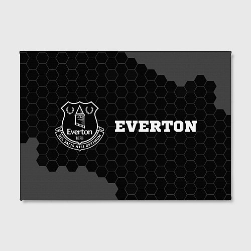 Картина прямоугольная Everton sport на темном фоне по-горизонтали / 3D-принт – фото 2