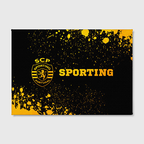 Картина прямоугольная Sporting - gold gradient по-горизонтали / 3D-принт – фото 2