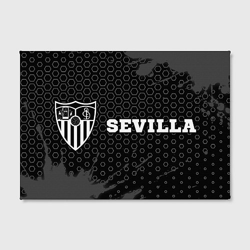 Картина прямоугольная Sevilla sport на темном фоне по-горизонтали / 3D-принт – фото 2