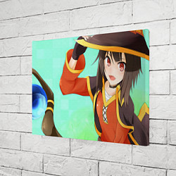 Холст прямоугольный Konosuba Мэгумин, цвет: 3D-принт — фото 2