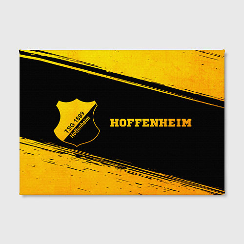 Картина прямоугольная Hoffenheim - gold gradient по-горизонтали / 3D-принт – фото 2