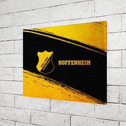 Холст прямоугольный Hoffenheim - gold gradient по-горизонтали, цвет: 3D-принт — фото 2