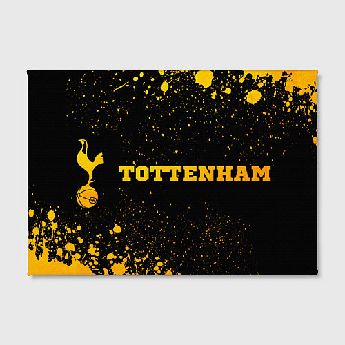 Картина прямоугольная Tottenham - gold gradient по-горизонтали / 3D-принт – фото 2