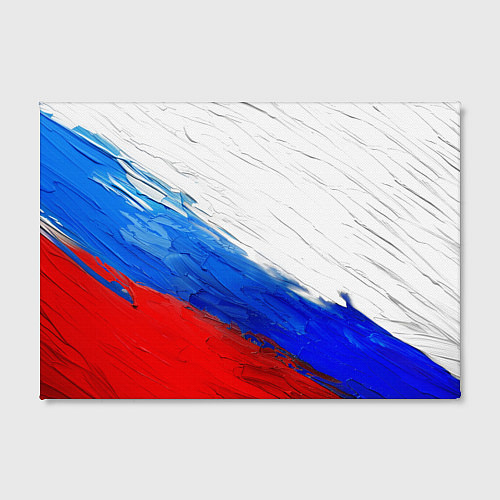 Картина прямоугольная Триколор красками / 3D-принт – фото 2