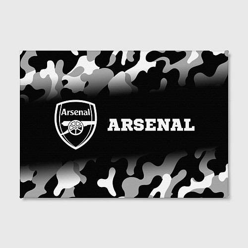 Картина прямоугольная Arsenal sport на темном фоне по-горизонтали / 3D-принт – фото 2