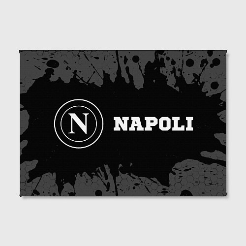 Картина прямоугольная Napoli sport на темном фоне по-горизонтали / 3D-принт – фото 2