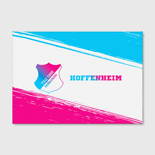 Картина прямоугольная Hoffenheim neon gradient style по-горизонтали / 3D-принт – фото 2