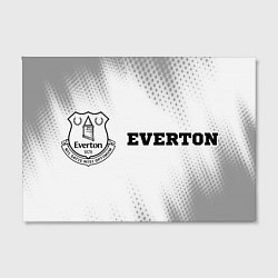 Холст прямоугольный Everton sport на светлом фоне по-горизонтали, цвет: 3D-принт — фото 2