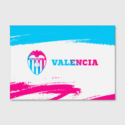 Холст прямоугольный Valencia neon gradient style по-горизонтали, цвет: 3D-принт — фото 2